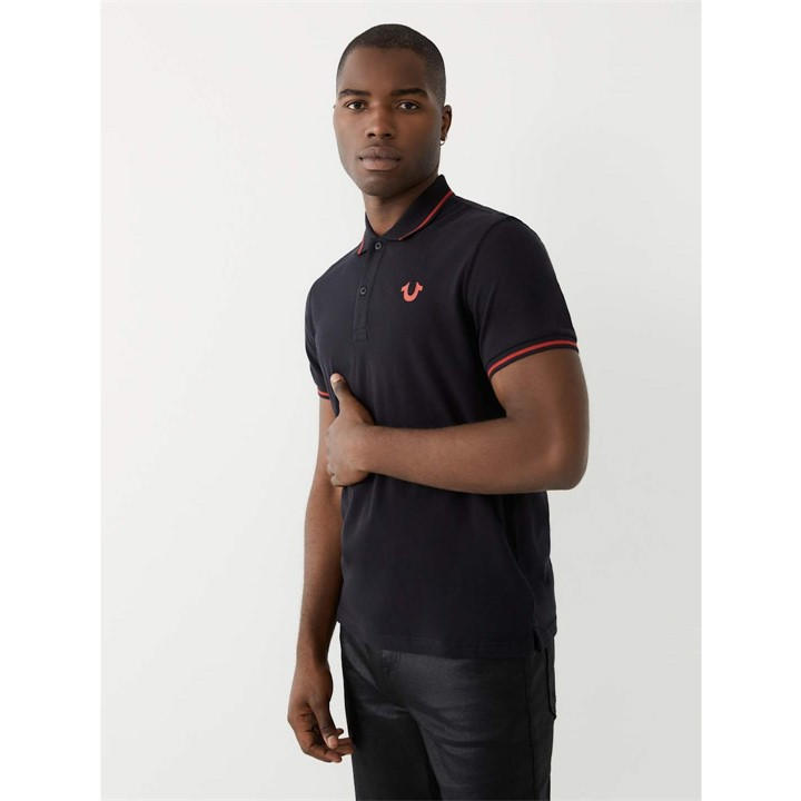TRUE RELIGION CRAFTED WITH PRIDE POLO SHIRT MENS