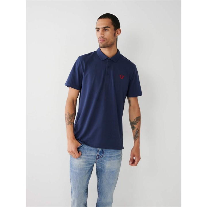 TRUE RELIGION HORSESHOE POLO SHIRT MENS