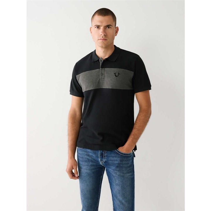 TRUE RELIGION LOGO POLO SHIRT MENS