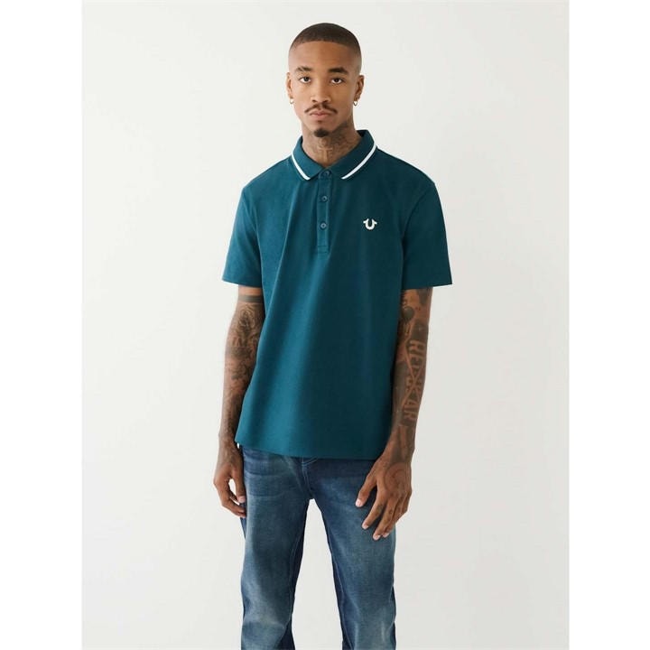 TRUE RELIGION LOGO POLO SHIRT MENS