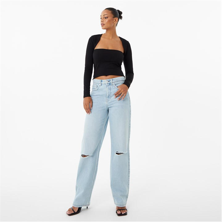 Jack Wills Jersey Shrug Set Blouses Long Sleeve Frasers