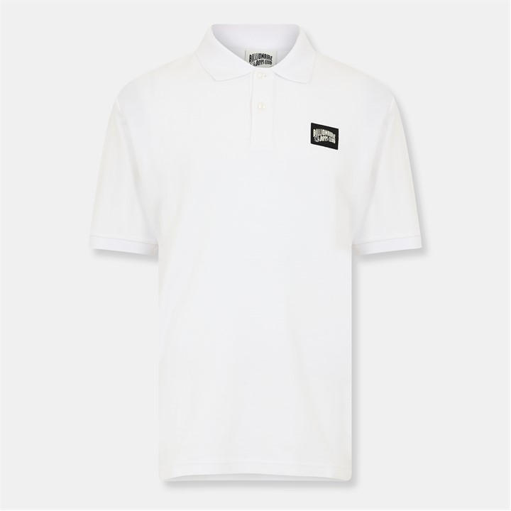 Billionaire Boys Club Men's White Arch Logo Polo Top Medium