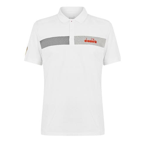 Diadora - Men's SPolo Roma 2019 Short Sleeve Polo Shirt