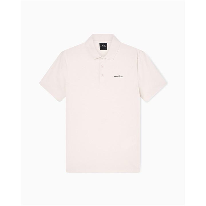 Armani Exchange Men's Grey Polo Shirt Medium