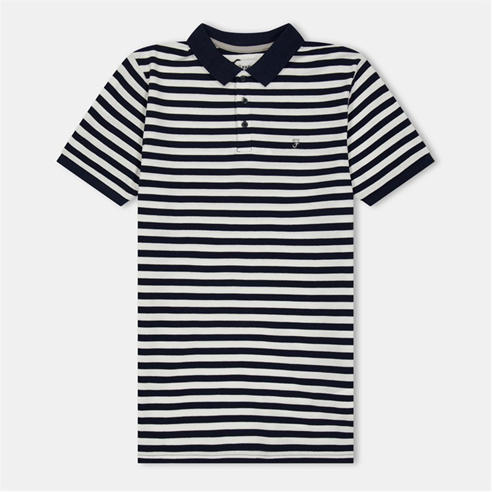 Farah - Unisex Kids YD Stripe Short Sleeve Polo Shirt