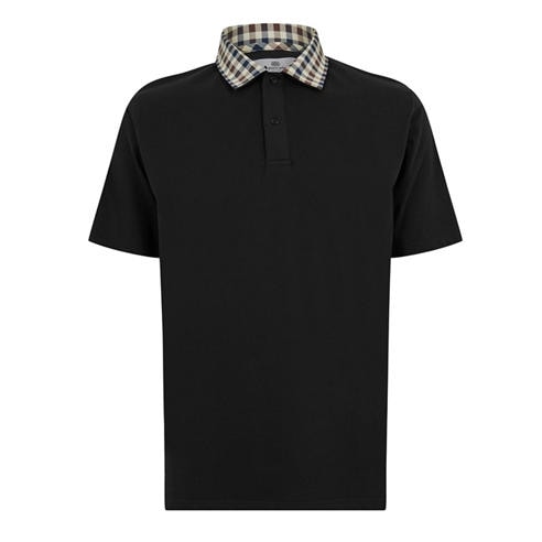 AQUASCUTUM - Men's Short Sleeve Polo Shirt