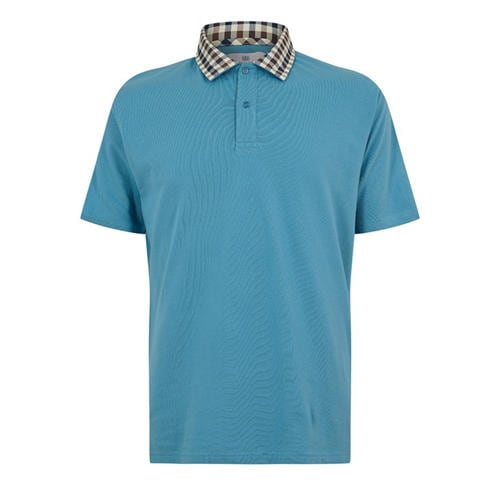 AQUASCUTUM - Men's Short Sleeve Polo Shirt