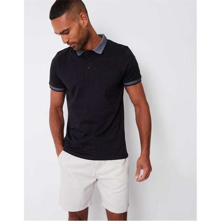 Threadbare Polo Shandy In Black