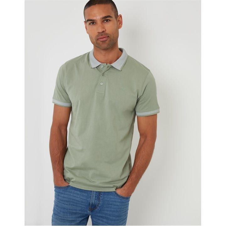 Threadbare Men's Green Polo Shandy Extra Large