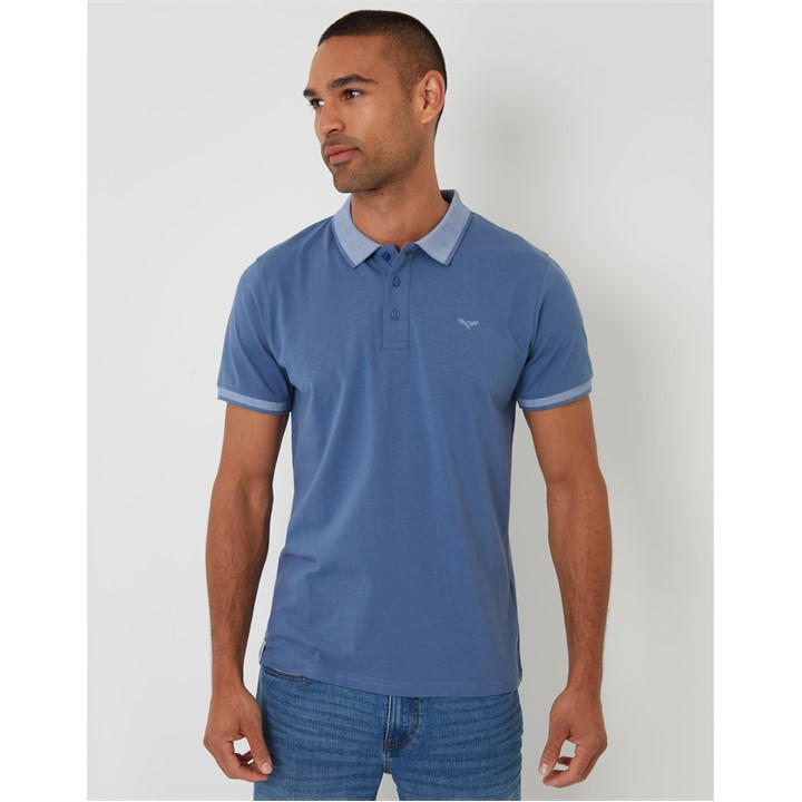 Threadbare Men's Blue Polo Shandy Extra Large