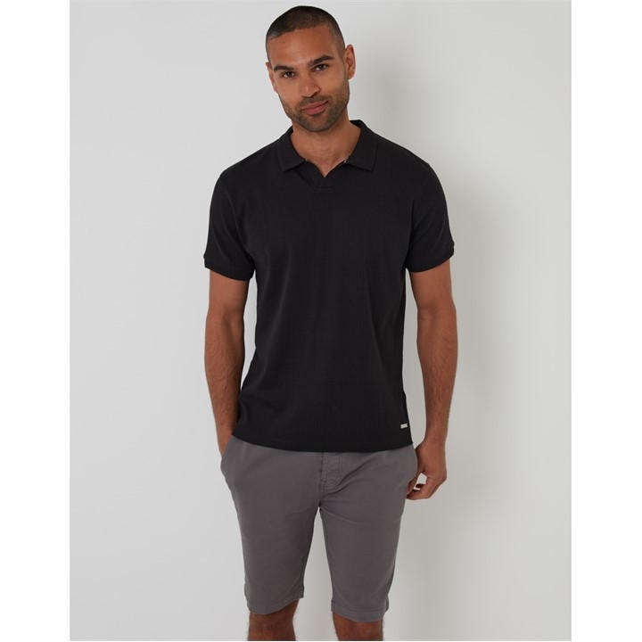Threadbare Polo Lrnce Tphy In Black