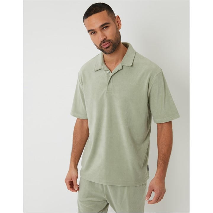 Threadbare Polo Comri In Green