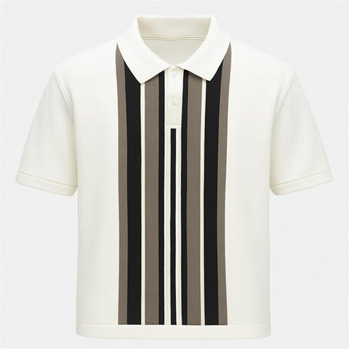 Firetrap - Knitted Stripe Polo Shirt