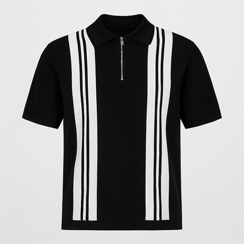 Firetrap - Quarter Zip Sweater Polo Shirt