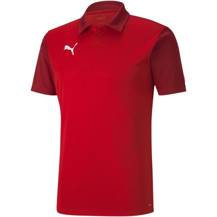 Puma Teamgoal 23 Sideline Polo Shirt Mens In Red