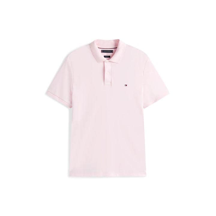 Tommy Hilfiger Men's Pink Tommy Interlock Polo Medium
