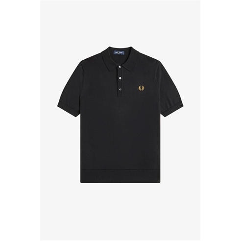 Fred Perry - Men's Knitted Short Sleeve Polo Shirt