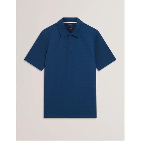 Ted Baker - Men's Textured Short Sleeve Polo Shirt