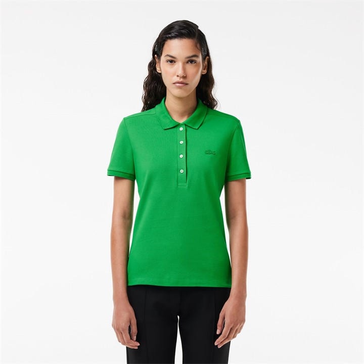 LACOSTE L.12.D SLIM FIT STRETCH MINI PIQUE POLO SHIR