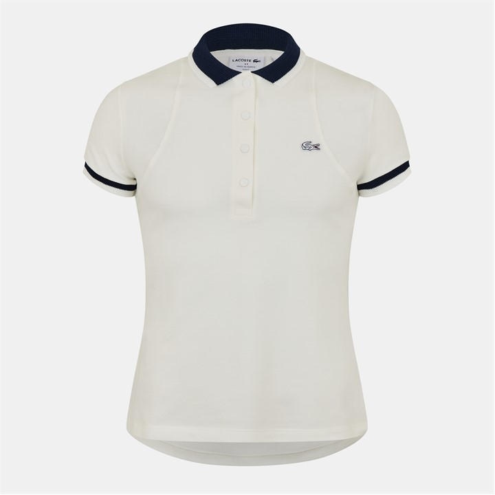 Lacoste Men's Cream Pf7205 Polo Extra Small