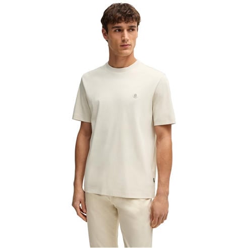 Boss - Mens BOSS BLACK Taut Minimalist Design T-Shirt with Logo Detail