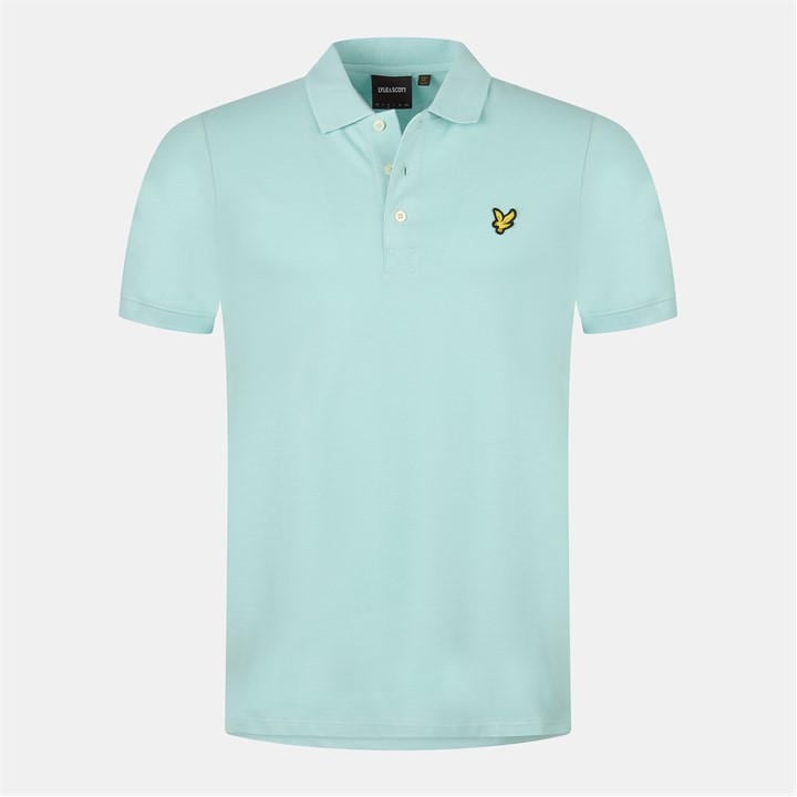 Lyle And Scott Men's Blue Basic Short Sleeve Polo Shirt Extra Large