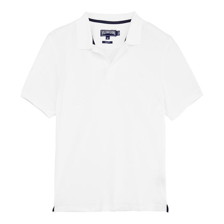 Vilebrequin Men's White Pique Polo Shirt 2XL