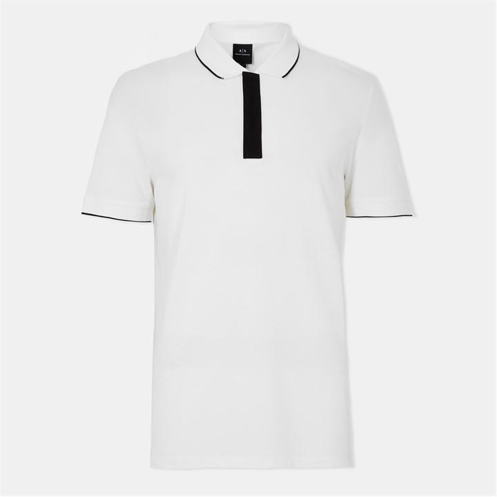 Armani Exchange Polo In White