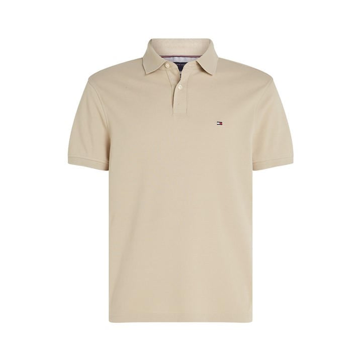 Tommy Hilfiger Men's Beige Core 1985 Polo Shirt Small