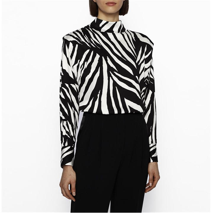 HUGO BOSS WOMEN'S IBERY LONG-SLEEVE BLOUSE
