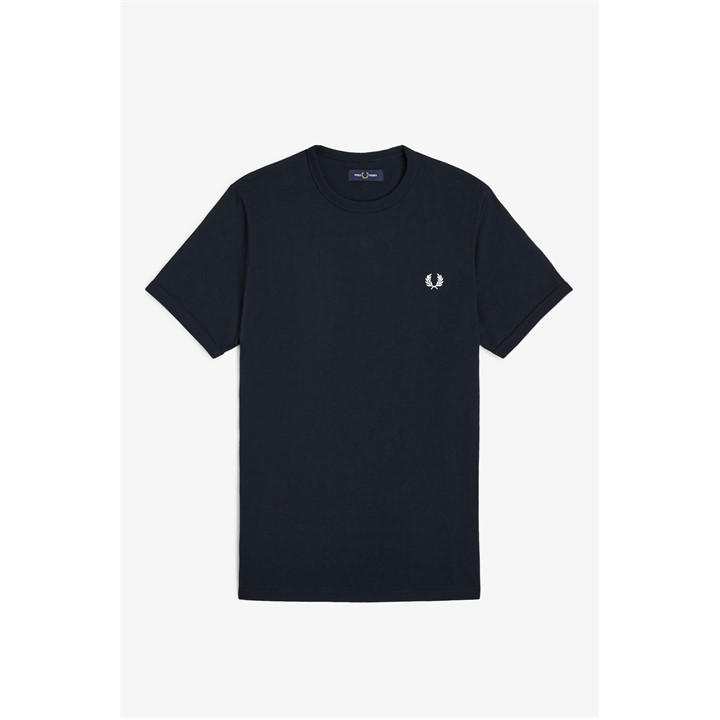 Fred Perry Men's Blue Ringer T-Shirt