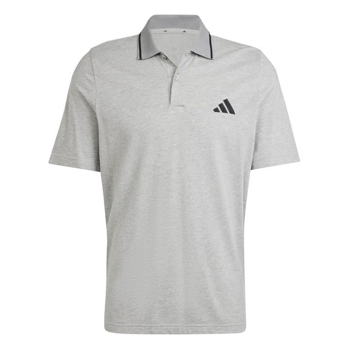 ADIDAS ORIGINALS ESSENTIALS MENS COTTON 3-STRIPES POLO SHIRT