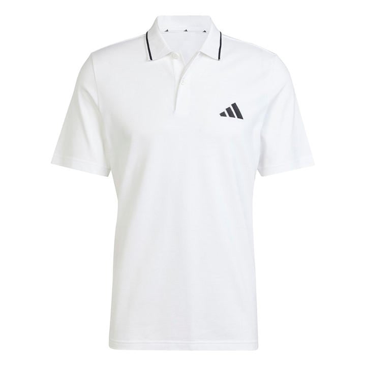 ADIDAS ORIGINALS ESSENTIALS MENS COTTON 3-STRIPES POLO SHIRT