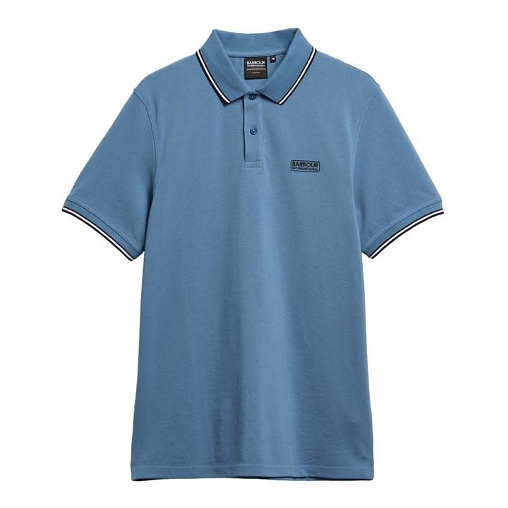 Asphalt CH52 - Barbour International - Mens Evan Polo Shirt