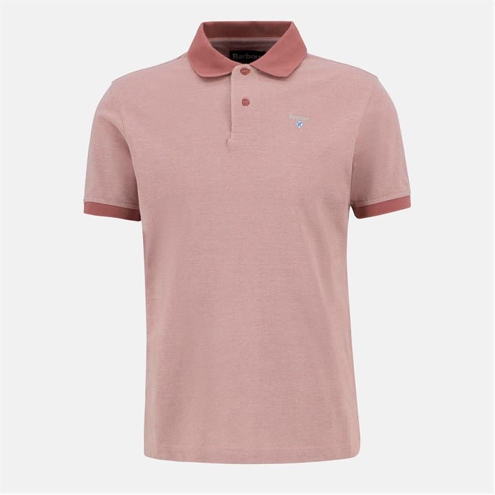 Barbour Sports Polo Mix Shirt In Pink