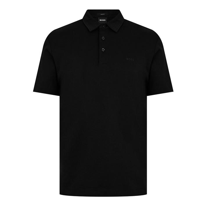Black 001 - Boss - Palosh 30 Polo Shirt
