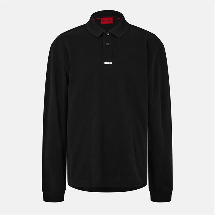 HUGO BOSS LOGO PRINT POLO SHIRT