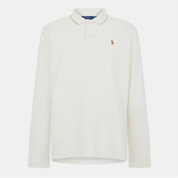 Polo Ralph Lauren Men's Beige Polo Estate Polo Ls 2XL