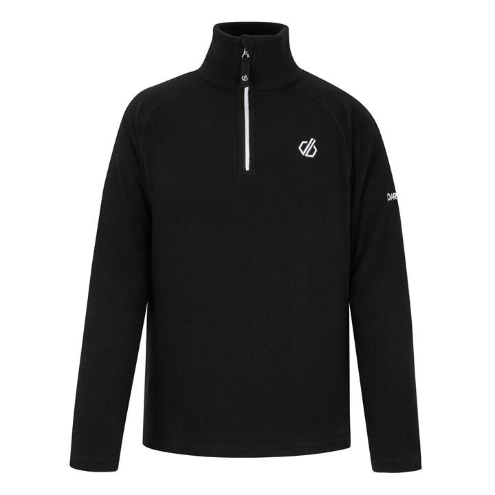Dare 2B Girls Black Freehand Half Zip Fleece Size 7