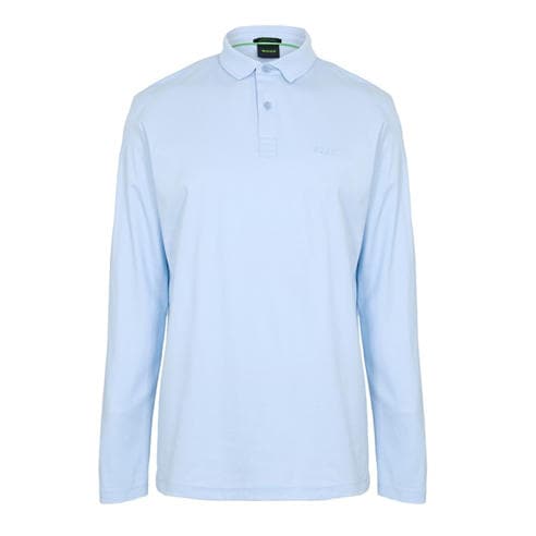 Boss - Men's Pirol Long-Sleeve Polo Shirt Timeless Design
