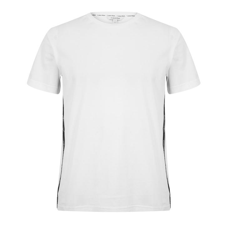 Calvin Klein CREW NECK TAPE TEE - White