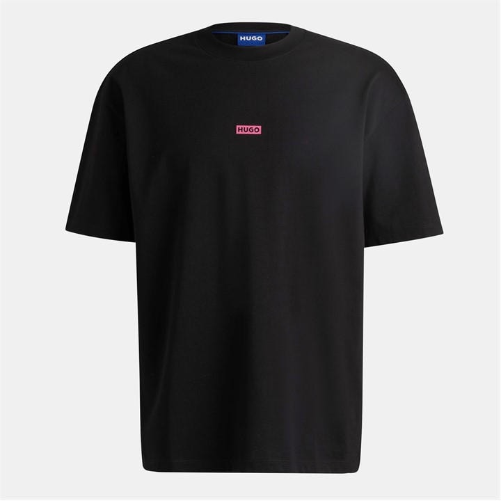 Hugo Men's Black Regular Fit Logo Back T-Shirt Medium