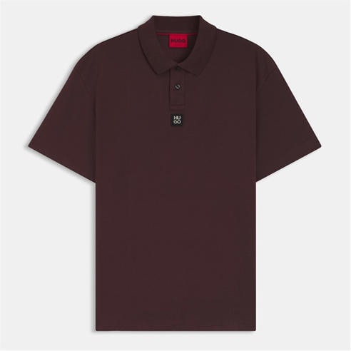 HUGO - Mens HUGO Deabono Short Sleeve Polo Shirt with Logo Detail