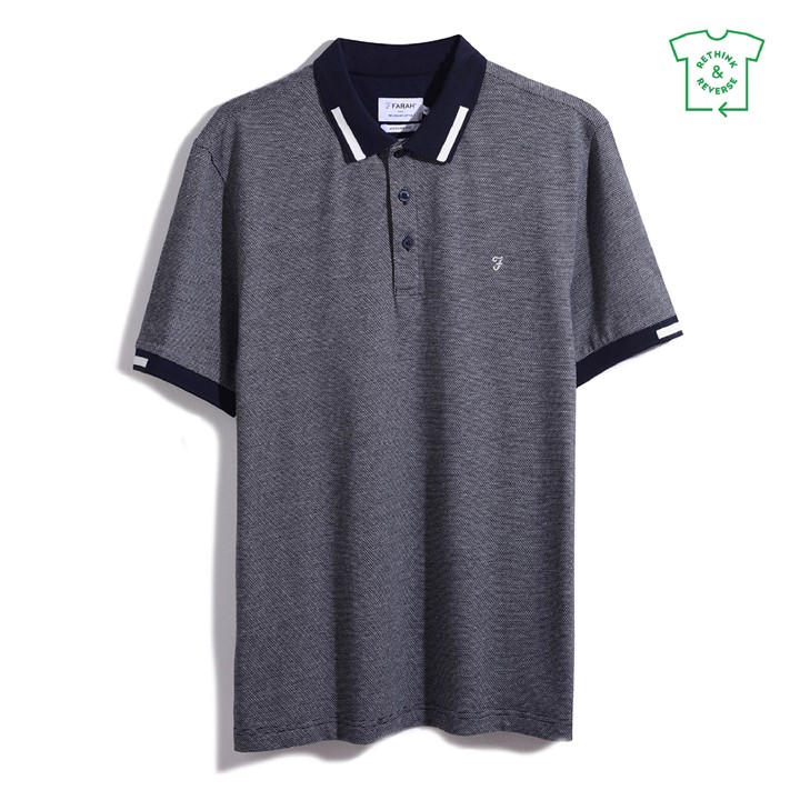 FARAH LONNIE JACQUARD POLO SHIRT