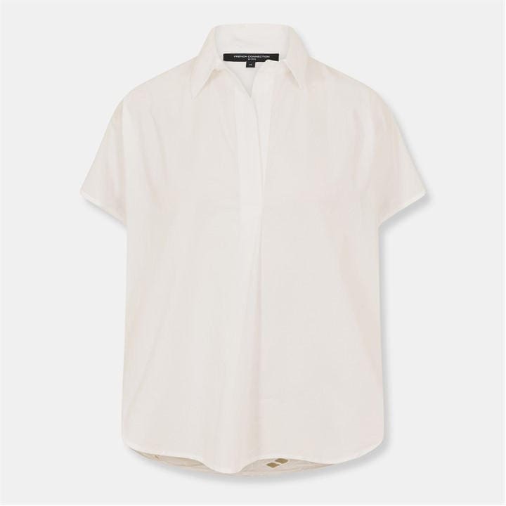 FRENCH CONNECTION EMBROIDERED SHORT SLEEVE S