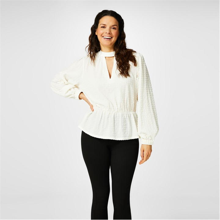 BIBA TEXTURED BLOUSE