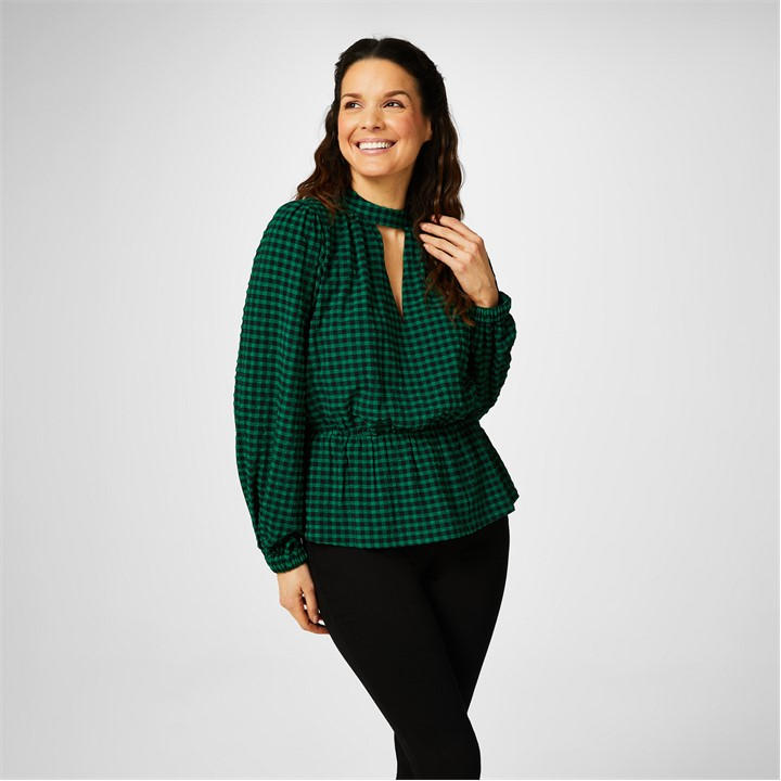 BIBA TEXTURED BLOUSE