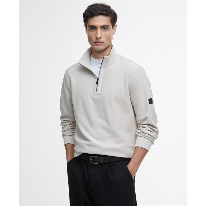 Barbour International Samuel Half Zip Jack In Cream
