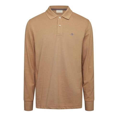 Gant - Men's Logo Long Sleeve Polo Shirt