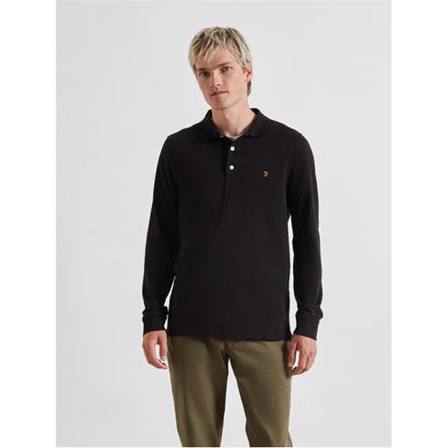 Farah - Men's Long-Sleeve Polo Shirt